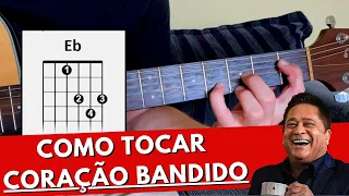 Como Tocar CORAÇÃO BANDIDO - Leonardo (Aula de violão)