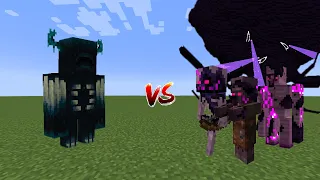 Wither storm vs Warden in Minecraft!