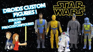 Star Wars Procustomfigures and Stan Solo "Great Heep" Droids Figures!