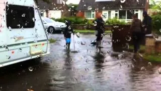 Oak Tree Close St.Ives Huntingdon Floods June 28th 20014