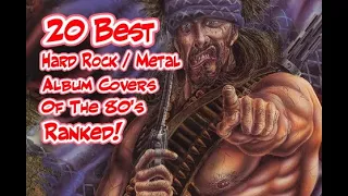 20 Best Hard Rock / Metal Album Covers of the 80's Ranked!