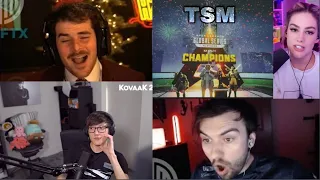 Streamers And Pros Reacts On TSM Win at ALGS Playoffs -Apex legends