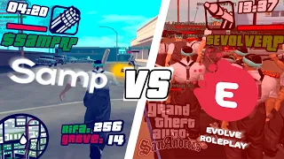 SAMP RP vs EVOLVE RP / КАКОЙ ЛУЧШЕ СЕРВЕР ? ГДЕ ЛУЧШЕ КАПТЫ ? [ СРАВНЕНИЕ ] - GTA SAMP