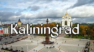 Walking in KALININGRAD / Russia 🇷🇺- Lenin Prospekt to Pregolya River - 4K 60fps (UHD) 2022