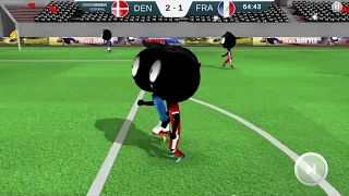 Stick-man Soccer -2020 Denmark VS France #Match-51 Android Gameplay.