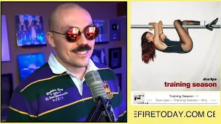 fantano reacts to dua lipa - training season