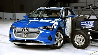 2019 Audi e-tron side IIHS crash test