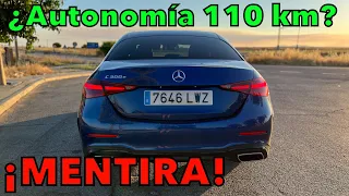 ¡¡MENTIRA!! ¿110 km AUTONOMÍA ELÉCTRICA? Mercedes Benz C 300e 2022 PRUEBA Autonomía y Consumo MOTORK