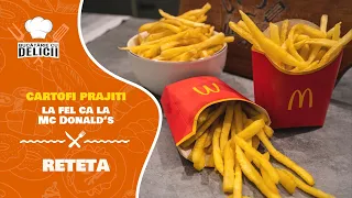 Reteta McDonalds de cartofi prajiti de casa | Cartofi prajiti ca la Fast-Food.