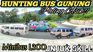 Hunting Bus Gunung Paling Asik!!                 Banyak Minibus l300 Unjuk Skill