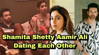 Shamita Shetty Aamir Ali Dating Aamir Reacts Dating Each Other || Naz Shorts