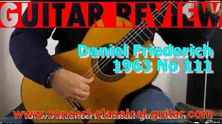 Review Daniel Friederich 1963 No 111 www concert classical guitar com