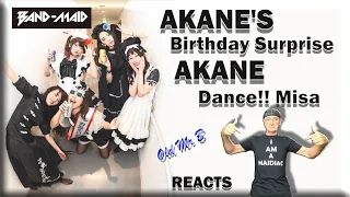 BAND-MAID AKANE Birthday Surprise Akane Dance!! Misa (Reaction)