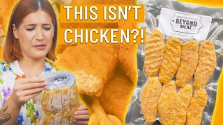 Do BEYOND MEAT Chicken Tenders taste like MEAT?! | Vegan Taste Test
