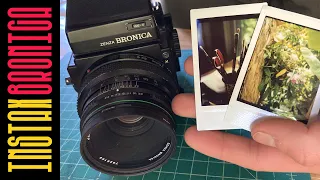 Zenza Bronica Shooting Instax Mini with Custom Back