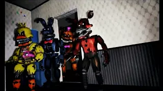 Plushtrap Vs Nightmare Animatronics! FNAF SFM