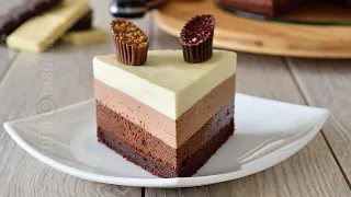 Triple Chocolate Cake | JamilaCuisine
