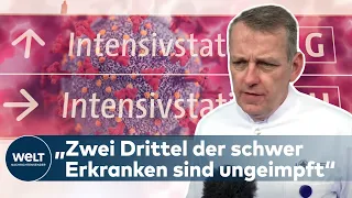 Intensivmediziner Prof. KLUGE: „Sehr wenig Geboosterte haben einen schweren Verlauf“ | INTERVIEW