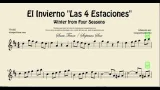 Winter from Four Seasons sheet music for tenor saxophone and soprano saxophone