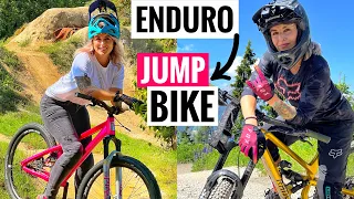 Enduro Girl probiert sich am DIRT JUMP BIKE! +Besuch am krassesten Event des Jahres, District Ride