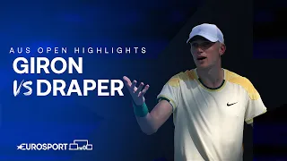 THRILLER! 😳 | Marcos Giron v Jack Draper | Australian Open 2024 Highlights 🇦🇺