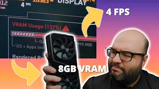 8GB Of VRAM Is Not Enough at 4K, and Soon 1440p..