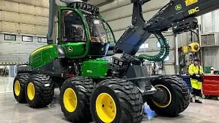 JOHN DEERE forest machine manufacturing part 1/2. subtitled