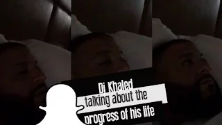 Dj Khaled talking about the progress of his life | Dj Khaled at Snapchat