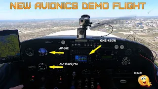 Lets go fly the new avionics! Garmin GNS-430W | GI-275 | GTX-330ES | GMA-347 | ICOM IC-A210