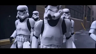 justin timberlake Stormtroopers Dance CAN'T STOP THE FEELING!