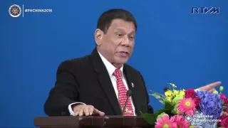 Philippine-China Trade and Investment Forum (Speech) 10/20/2016