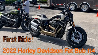 2022 Harley Davidson Fat Bob 114 Test Ride and First Ride Impressions