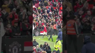 Crowd Cheer For Ralf, Fred & Ronaldo | Manchester United Vs Crystal Palace 1-0