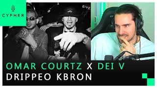 REACCIÓN a OMAR COURTZ x Dei V- DRIPPEO KBRON (Video Oficial)