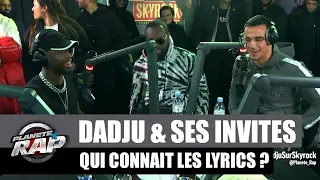 Dadju joue à qui connaît les lyrics ? avec Soolking, Kaly & Aymane Serhani #PlanèteRap