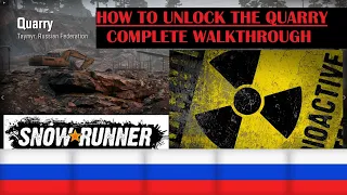 How To Unlock Quarry SNOWRUNNER Taymyr Region