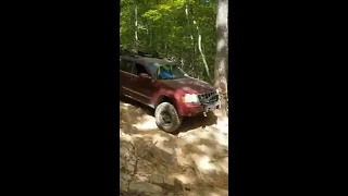 Jeep Grand Cherokee WK @ Uwharrie Dutch John Trail,  9-1-19