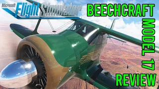 Beechcraft Model 17 StaggerWing History and Review Microsoft Flight Simulator #msfs #review