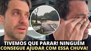 Pablo Marçal chora porque volta a chover forte no RS e a previsão é que choverá até segunda-feira