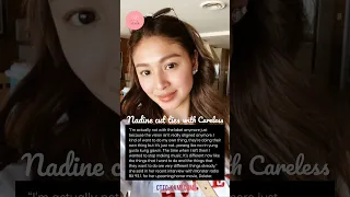 #nadinelustre explains why she is no longer part of Careless Music with #jamesreid #jadine