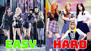 EASY to HARDEST BLACKPINK dances- 2021