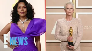 Why Angela Bassett's Reaction To Jamie Lee Curtis' Oscar Went Viral | E! News