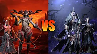 Lust & Arrogance vs Silas & Vierna Who Should You Summon For? Watcher of Realms