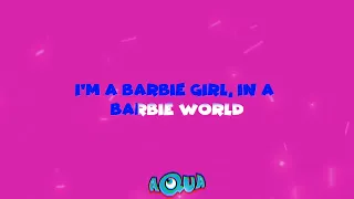 AQUA - Barbie Girl (Karaoke video)