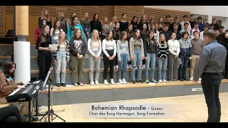 Bohemian Rhapsodie , Queen: Schulchor des Borg Hermagor mit der Borg Formation