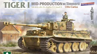 Takom 1/35 Tiger 1 mid production Inbox Review