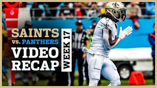 Saints-Panthers On-Field Video Recap from Week 17 | New Orleans Saints Football