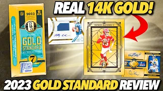 CHASING THE 14K GOLDEN TICKET 1/1s! 😳🔥 2023 Panini Gold Standard Football FOTL Hobby Box Review