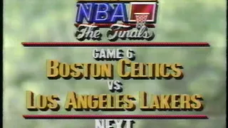 June 14, 1987 - Open to Game 6 of the Celtics-Lakers NBA Finals
