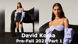 David Koma Pre Fall 2021 Part 1